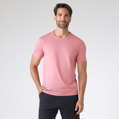 Camiseta Algodão Premium Masculina | Everyday Collection - Rose