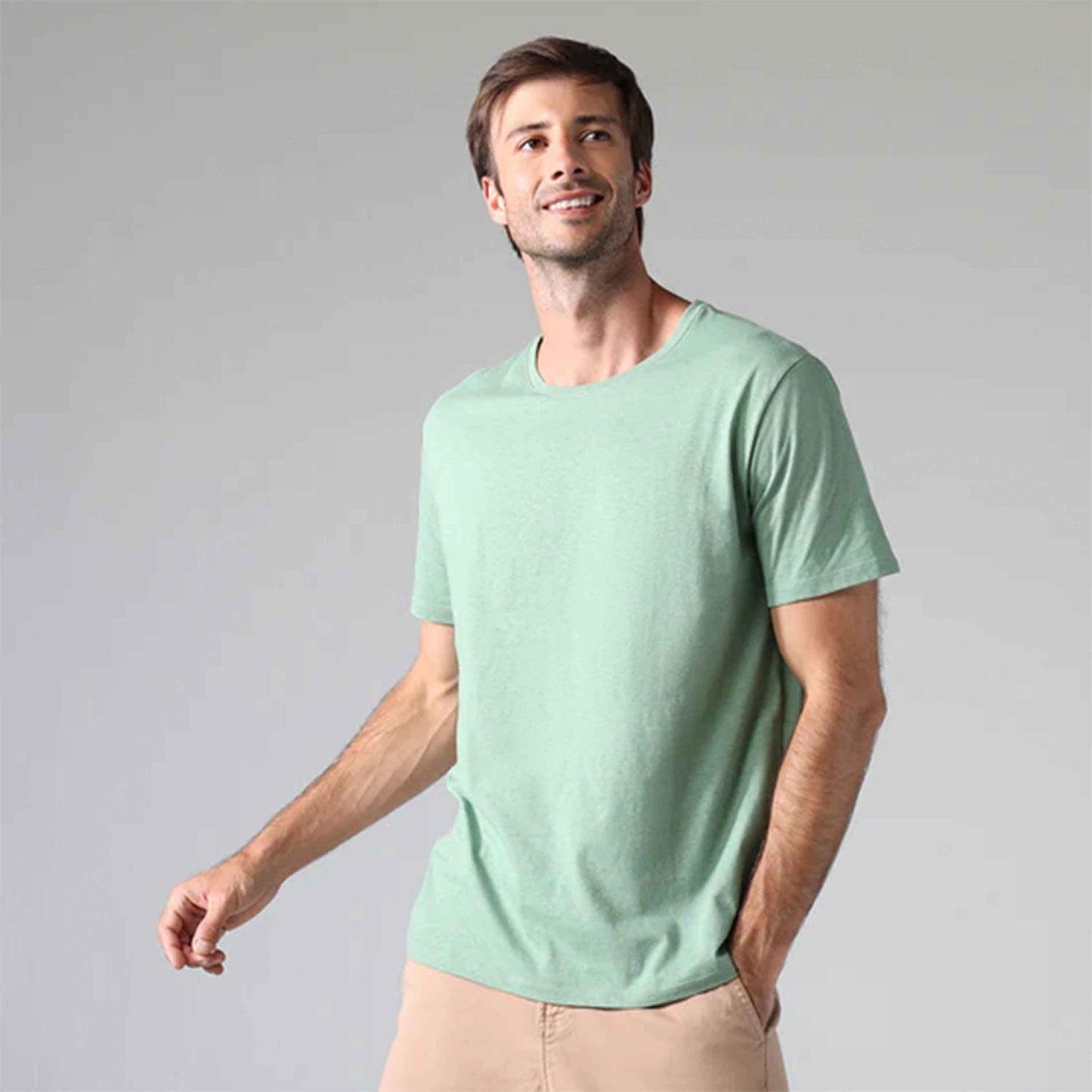 Camiseta Modal Masculina | Travel T-Shirt - Verde Oliva
