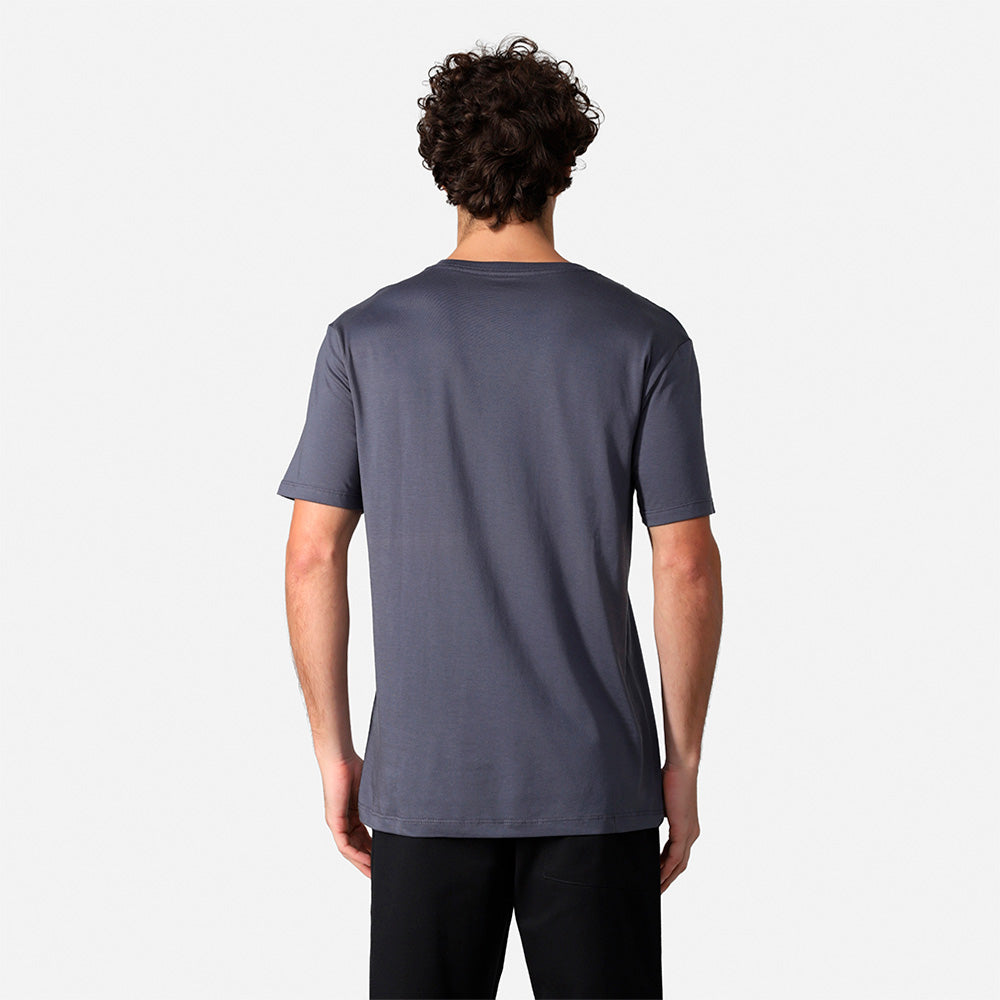 Camiseta Pima Gola V Masculina | Life Collection - Chumbo