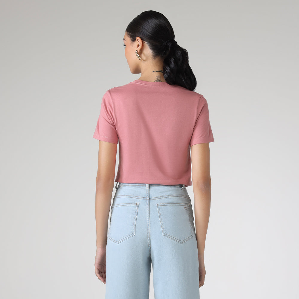 Camiseta Algodão Premium Feminina | Everyday Collection - Rose