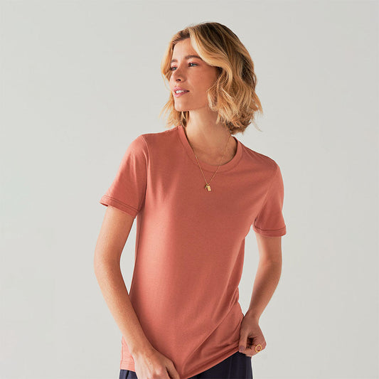 Camiseta Algodão Premium Feminina | Everyday Collection - Quartzo