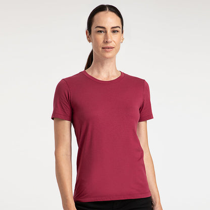 Camiseta Algodão Premium Feminina | Everyday Collection - Tinto