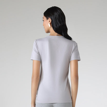 Camiseta Algodão Premium Feminina | Everyday Collection - Cinza Claro