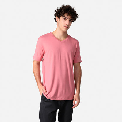 Tech T-Shirt Modal V Premium Masculina | Basico.com - Rose