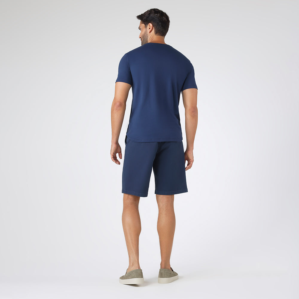 Bermuda Chino Sarja Masculina - Azul Marinho