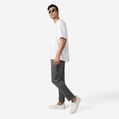 Camiseta Boxy Algodão Premium Masculina | Everyday Collection - Branco