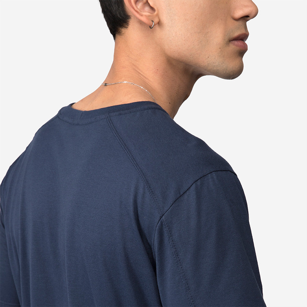 Everyday T-Shirt Recorte Masculina - Azul Marinho